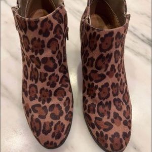 Style and co animal print booties